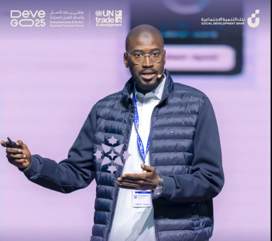 Mahjoz keynote on the DeveGo 2025 forum stage